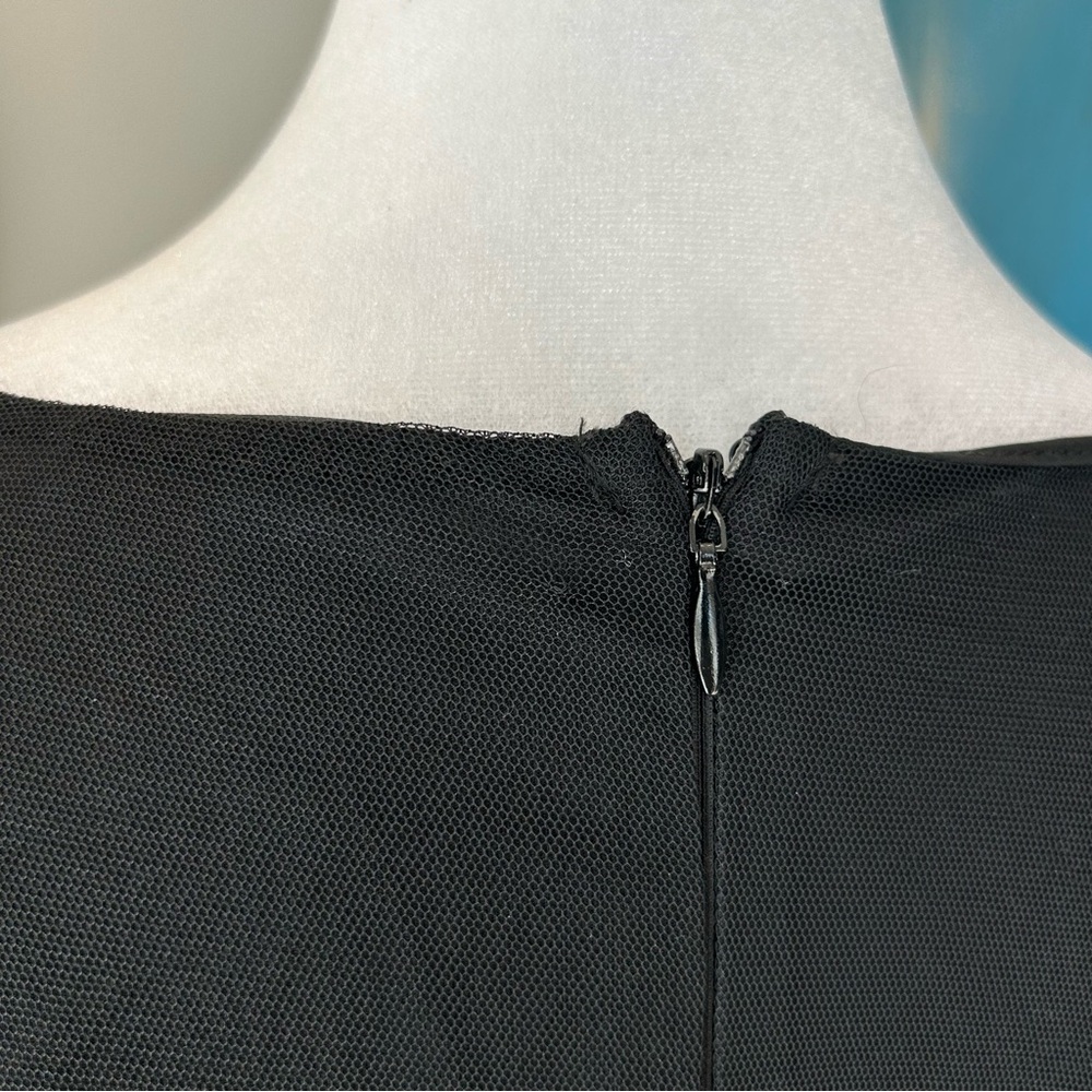 VENUS Black Sequin Bell Sleeve V-Neck Blouse Party Evening Statement Sleeve - Picture 11 of 14